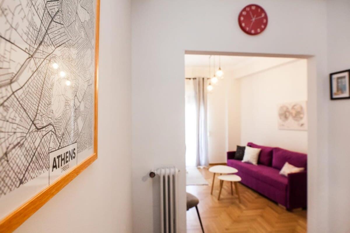 Contemporary Stylish Apartment Located Near Metaxourgeio Area Афіни Екстер'єр фото